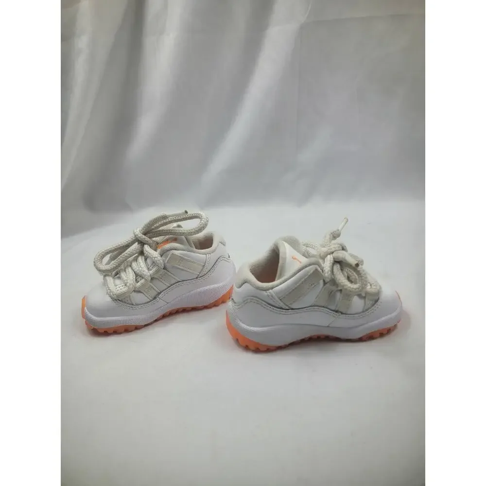 Nike Air Jordan 11 Retro Low Bright Citrus Orange Toddler Size 4C... DJ4327-139